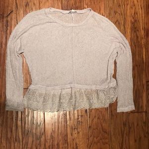 Mauve blouse from American Eagle.